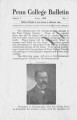 Penn College Bulletin, Series 1, no. 1, June 1909