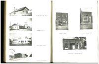Northwestern Railroad Depot, Beaman Co-op Co., Ashton Bros. Garage, West Side Main St., Stewart's Cafe, Farmers Savings Bank, Webb's Auto & Electric Service