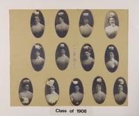 1901 - 1998 Nursing school class photos by year