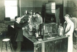 Students in a laboratory, The University of Iowa, 1930s