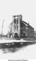 St. Mary's Church under construction, Iowa City, Iowa, 1860s