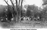 Military maneuvers, Camp Macbride, The University of Iowa, 1914