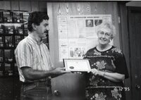1990's  Dorothy Davis, Secretary of the Des Moines County Soil and Water Conservation District