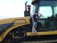 2007 Jack Strawhacker's grandson, Trenton plays by pond site