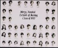 1901 - 1998 Nursing school class photos by year