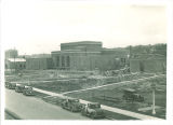 Construction of the north wing of the Art Building, The University of Iowa, September 16, 1935