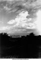 Clouds over campus, The University of Iowa, between 1915 and 1920