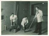 Cleaning the Iowa Memorial Union, the University of Iowa, 1950s?