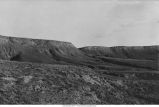 Part of the "Oyster Shell Rim" of hard limestone with shells of Inoceramus, Fall River, S.D., late 1890s or early 1900s