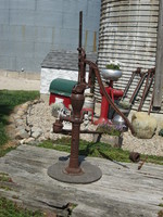 021. Antique well pump