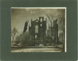 Ruins of Medical Building after the fire, the University of Iowa, March 1901