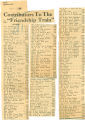 Contributors to the "Friendship Train"