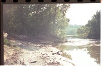 1998 Flint River with eroded bank