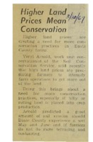 1967 - Higher Land Prices Mean Conservation