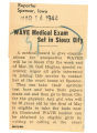 WAVE medical exam set in Sioux City