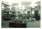 Display in Ronney Memorial Library in Schaeffer Hall, the University of Iowa, August 1933