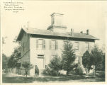 Northeast view of Mechanics' Academy, the University of Iowa, 1897