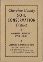 Cherokee County Soil Conservation District Annual Report - 1951