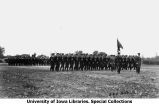Governor's Day ceremony pass and review, The University of Iowa, 1931