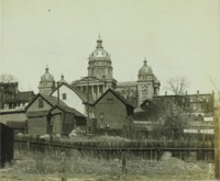View of residential areas around the capitol. 
