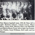 New Sharon High School Baseball Team, 1935-36; Mahaska County; Iowa