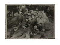 Group of Relaxed Soldiers