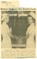 Mother, daughter are WAAC cooks