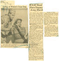WAAC band has a snappy army march