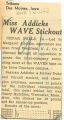 Miss Addicks WAVE stickout
