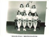 Student athletes, The University of Iowa, 1940s