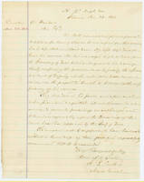 39. Gen. Samuel R. Curtis to Lincoln on dismissal of Col. Joseph W. Bell from military service