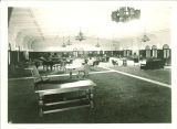Furniture scattered in Main Lounge of Iowa Memorial Union, the University of Iowa, March 25, 1932