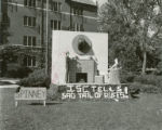Spinney House of Friley Hall lawn display, Homecoming, 1954