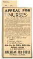 Appeal for nurses