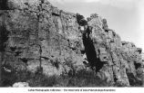 East wall of "The Mound", north of Luverne, Minn., late 1890s or early 1900s