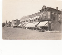0102 East side of square with Johnson's Grocery