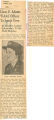 Lieut. E. Adams WAAC officer to speak here