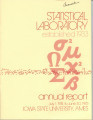 Statistical Laboratory Annual Report, July 1, 1974 to June 30, 1975