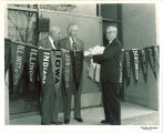 Ribbon-cutting ceremony at Midwest Inter-Library Center in Chicago, The University of Iowa, October 5, 1951