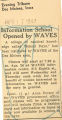 Information school opened by WAVES