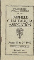 1917 Fairfield Chautauqua program