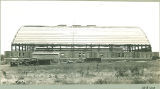 Side view of Armory construction, the University of Iowa, Summer 1920?