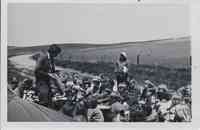 Conservationist Henry Tordoff teaching seated students