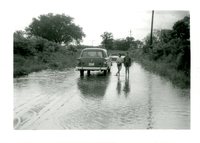 Flood Waters On Road, 1958 