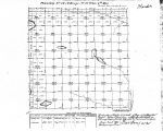 Iowa land survey map of t087n, r022w
