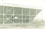 Under the bleachers in the Iowa Field, the University of Iowa, circa 1922