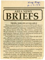 Area News Briefs