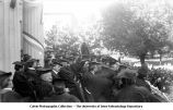 Graduation, President with arm raised (No. 34)