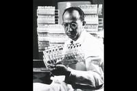 Jonas Salk with Vaccine 