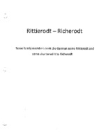 Rittierodt/Ahrens genealogy